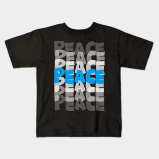 Repeated peace Kids T-Shirt